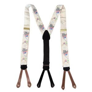 Wilson Call & Mather Republican Elephant White House Suspenders Braces Rare